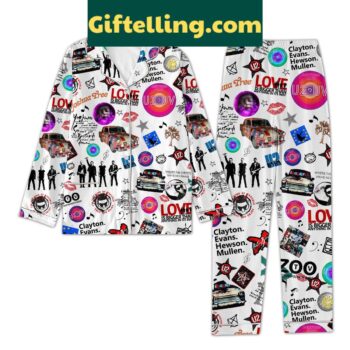 U2 Achtung Baby Love Is Bigger Than Anything In Its Way Pajamas Set