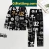 U2 Dublin Ireland fan polyester pajamas set