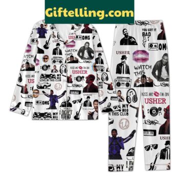 Usher I Don't Mind Polyester Pajamas Set