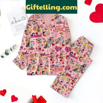 Archie Comics Veronica Valentine Polyester Pajamas Set for girls