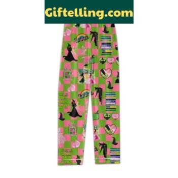 Women's Wicked Pink Goes Good With Green Pajamas Set