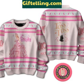 Wicked Team Glinda Toss Ugly Sweater Christmas Gift