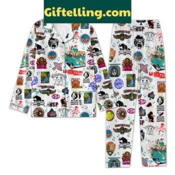 Widespread Panic Pickin' Up The Pieces Polyester Pajamas Set