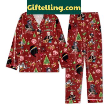 Willie Nelson Have a Willie Dope Holiday Pajamas Set loungewear