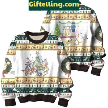 Winnie The Pooh Merry Christmas Ugly Sweater
