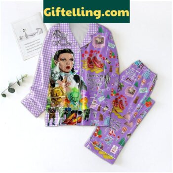 Wizard Of Oz There's No Place Like Home Polyester Pajamas Set long sleeve top and pants