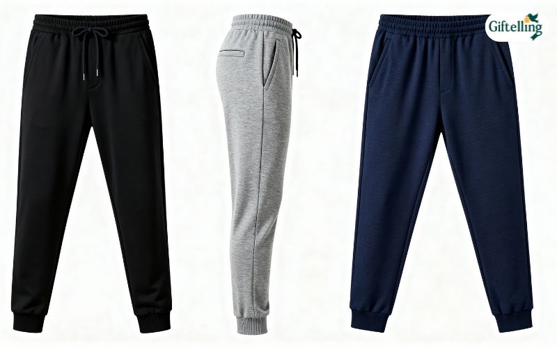 Jogger-style pajama pants showing tapered fit and modern athleisure-inspired loungewear design