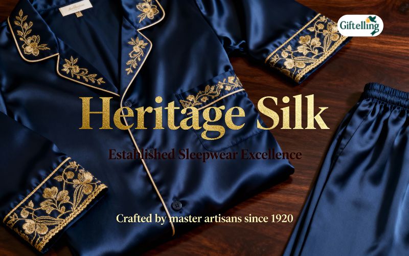 Heritage luxury pajama brands showing traditional craftsmanship and established sleepwear excellence